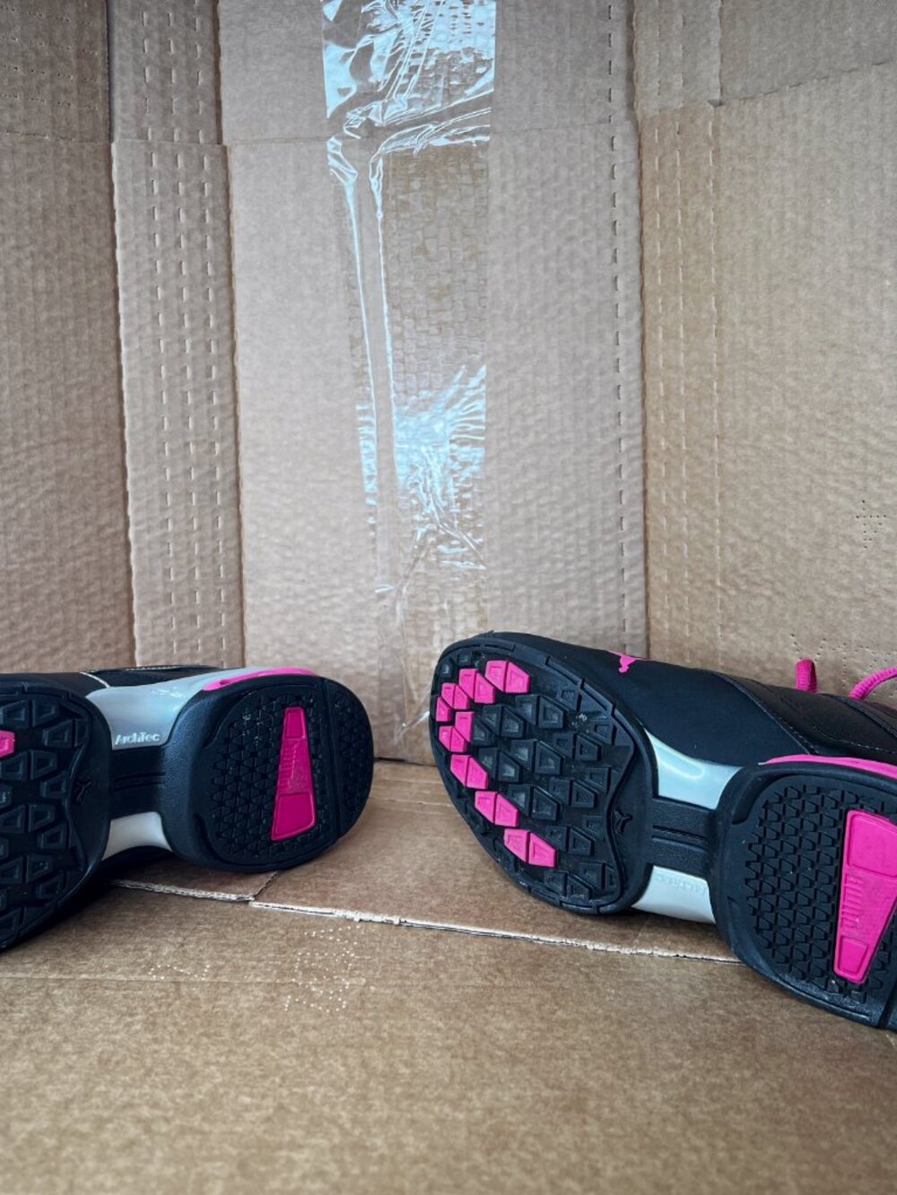 PUMA Tazon 6 FM Women’s Sneakers Size 8 Black Beetroot Purple VGC With Box - Picture 9 of 11